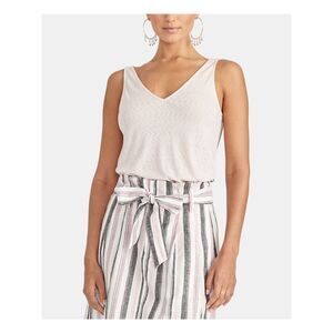 RACHEL ROY Womens Sleeveless V Neck Tank Top